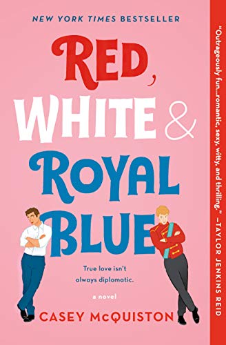 Red White & Royal Blue book cover for Candy Day bookish couple.