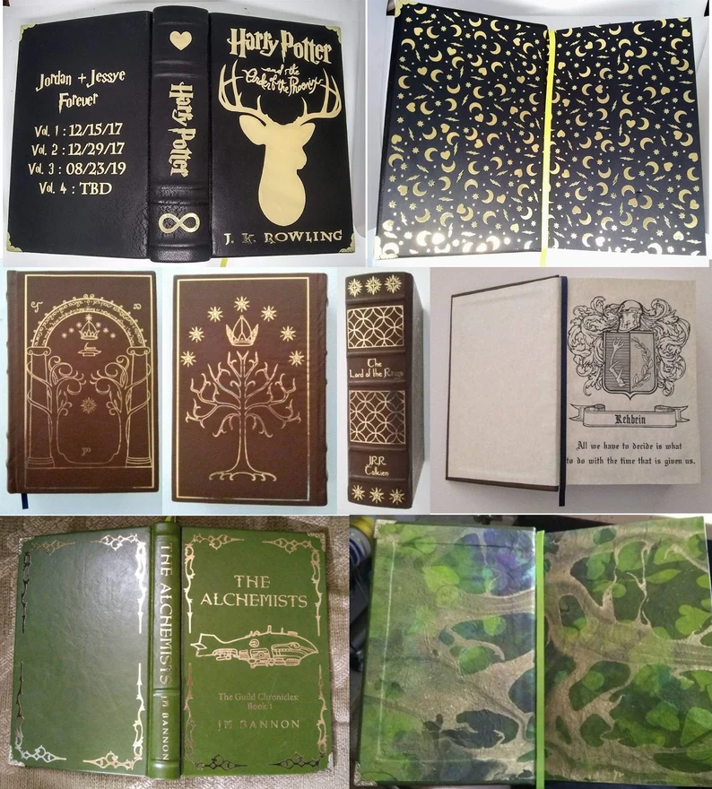 4 custom books