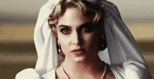 Rosalie smiling in a wedding dress in Eclipse