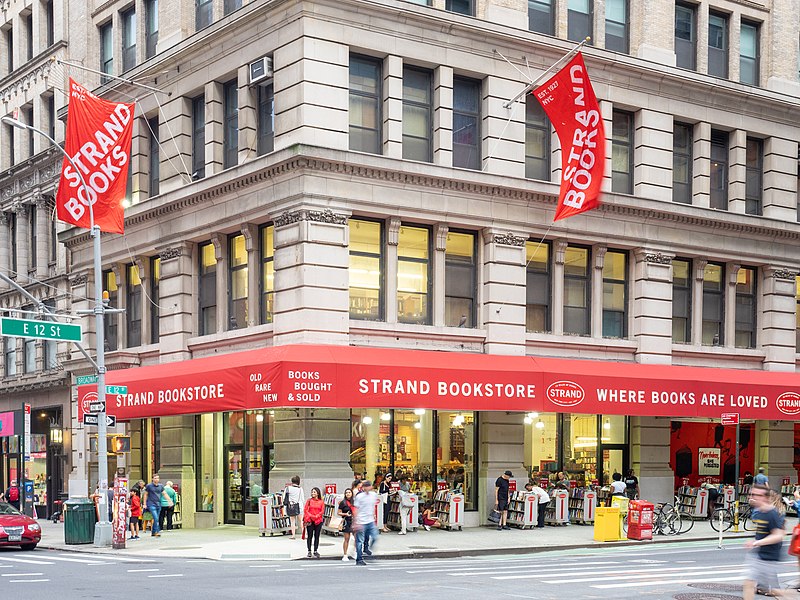 Strand Bookstore in New York City, New York.