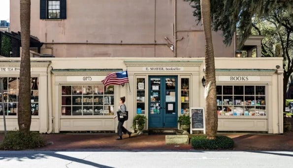 E. Shaver Bookseller bookstore in Savannah, Georgia.