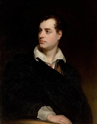 Painting of Lord Byron