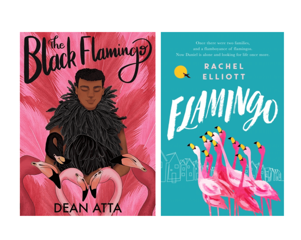 The Black Flamingo and Flamingo book covers