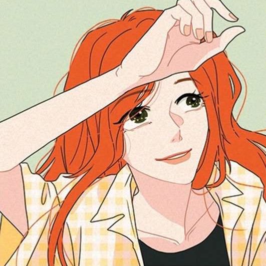 Girl with arm and hand blocking the sun from her face