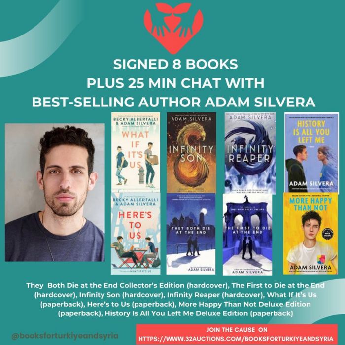 Adam Silvera Book Collection - Instagram