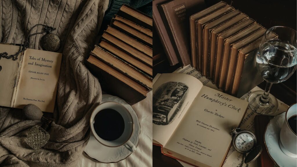 Images from our Bookstagrammer of the Week, Leah of @coffeesoakedpages