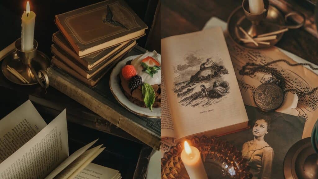 Images from our Bookstagrammer of the Week, Leah of @coffeesoakedpages