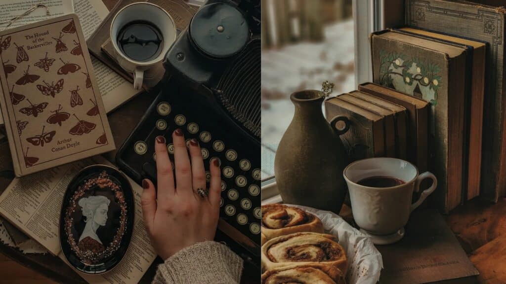 Images from our Bookstagrammer of the Week, Leah of @coffeesoakedpages