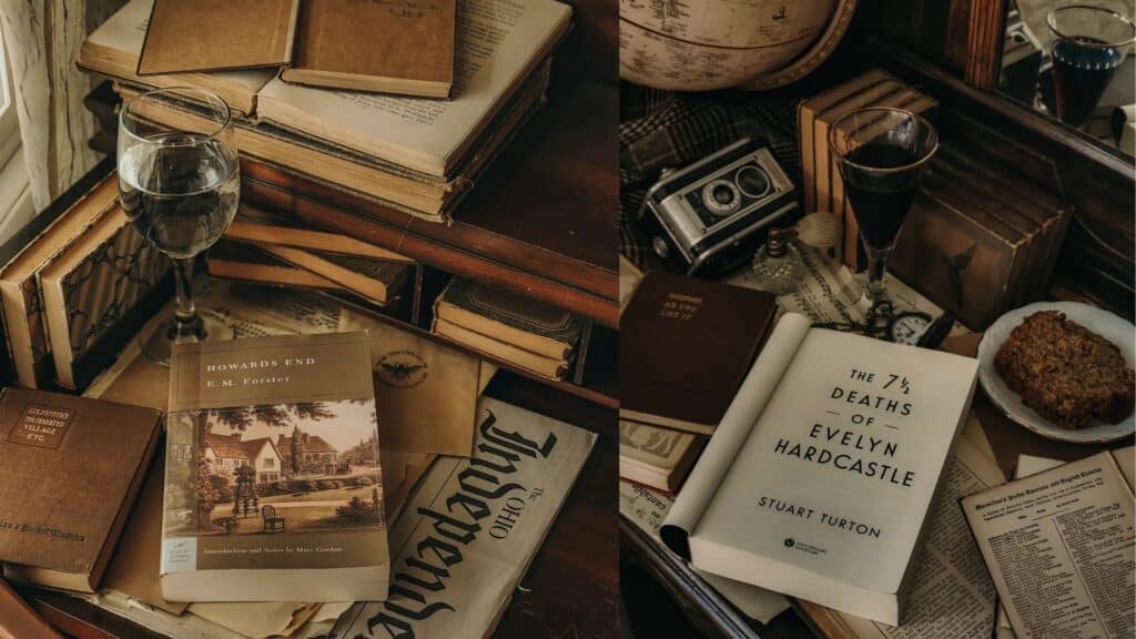 Images from our Bookstagrammer of the Week, Leah of @coffeesoakedpages