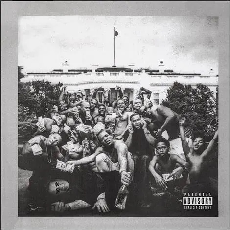 Black people infant of the White House with a white dead person in the front
