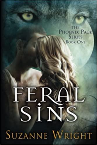 cover of 'Feral Sins' by Suzanne Wright; supernatural romance