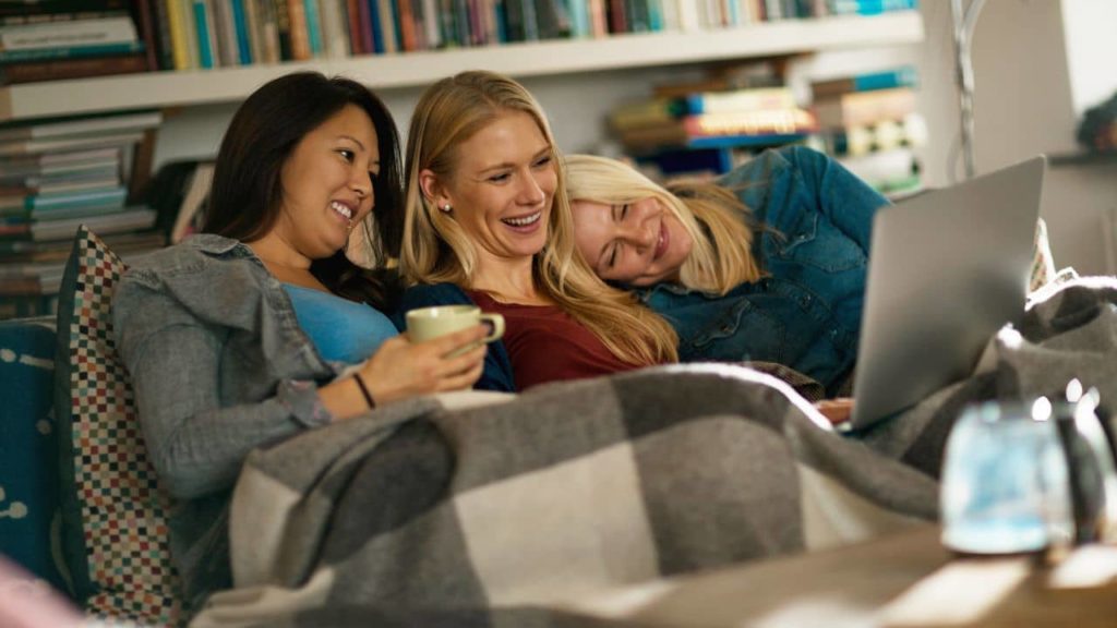 A group of bookworms enjoying a movie.
