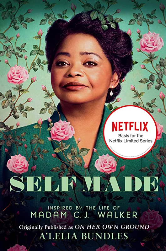 A'lelia Bundles' 'Self Made' book cover, depicting Octavia Spencer as Madam C.J. Walker.
