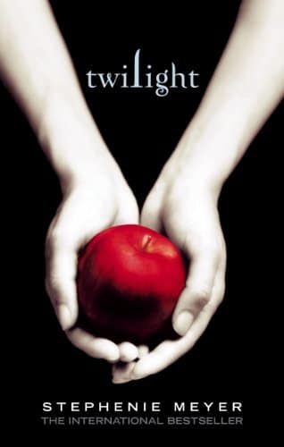 The cover for 'Twilight' depicting pale hands offering a red apple.