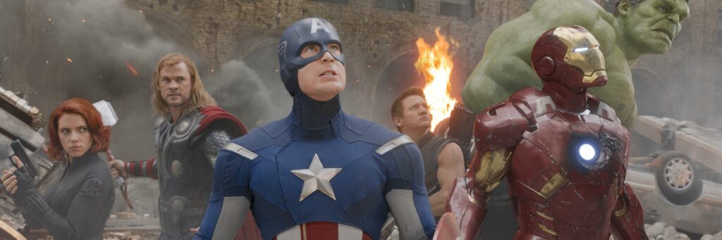 The avengers from 2012