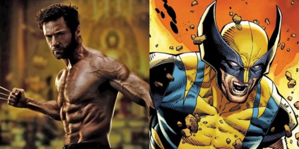 Hugh Jackman as Logan and Wolverine