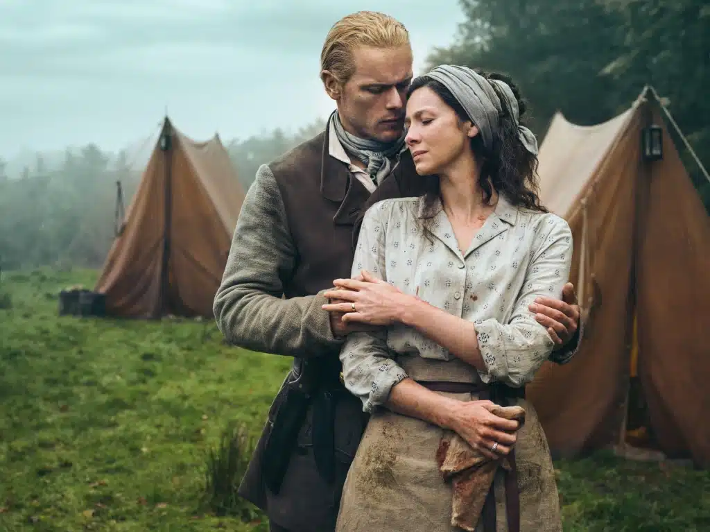 Jamie and Claire Outlander season 7 photos