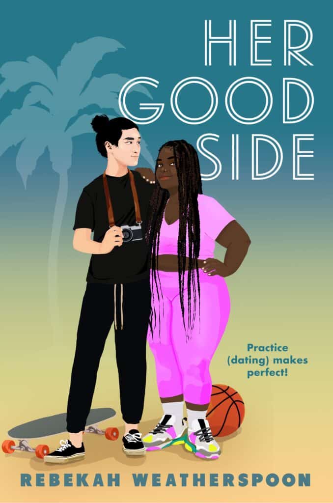 Jacob-holding-Bethany-by-the-waist-with-a-basketball-and-skateboard-on-the-floor
