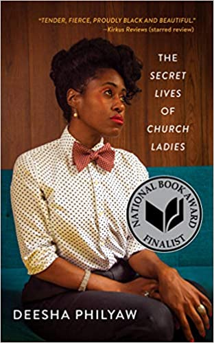 The Secret Lives of Church Ladies - Deesha Philyaw - Black woman sitting on couch - book cover