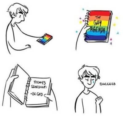 man-picks-up-rainbow-gay-agenda-book-it-says-today's-schedule-is-to-be-gay