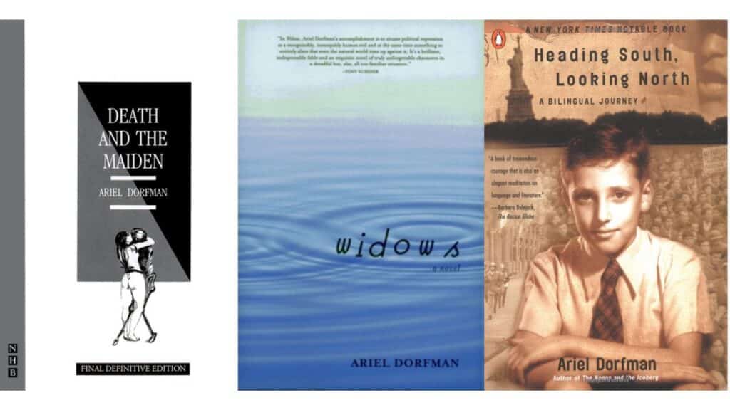 ariel-dorfman-three-book-covers-exophonic-multilingual