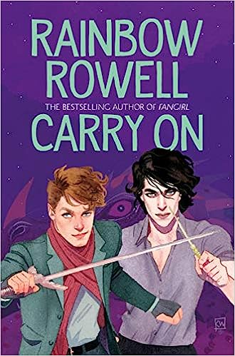 carry-on-rainbow-rowell-two-boys-with-wands-on-purple-background-pansexual-romance-book-cover