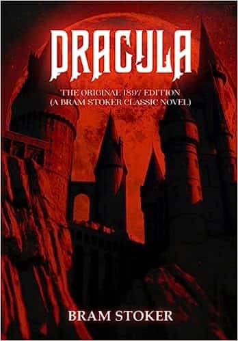 dracula-bram-stoker-black-castle-with-red-background-and-highlights-book-cover