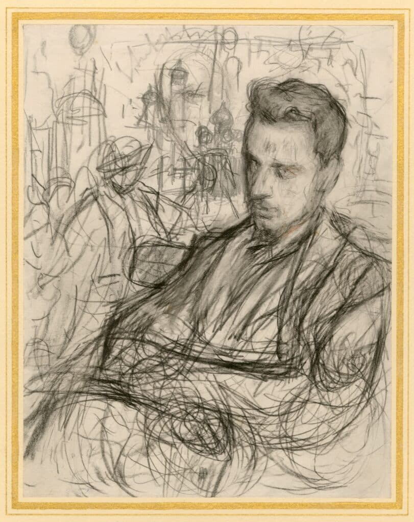 portrait-drawing-of-rilke-by-leonid-pasternak-mispronounced-author-names