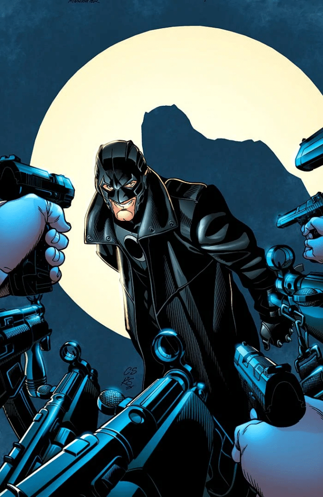 DC-Database-Midnighter-while-people-point-guns-at-him