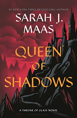 queen-of-shadows-book-cover-dark-castle-surrounded-by-mountains-with-a-red-sky-ya-fantasy