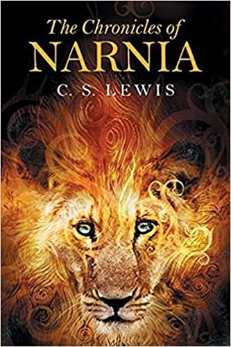 the-chronicles-of-narnia-cs-lewis-large-lion-on-black-background-ice-cream-book-pairings-book-cover
