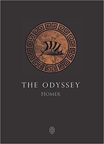 the-odyssey-homer-emblem-with-boat-on-brown-ice-cream-book-pairings-book-cover