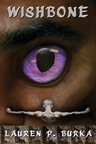 Wishbone-Lauren-p-burka-back-of-shirtless-man-big-purple-eye-book-cover