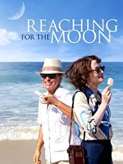 Reaching-for-the-Moon-movie-poster-a-man-and-woman-eating-popsicles-on-the-beach