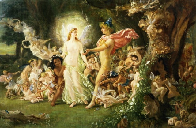 she-reas-novels-a-midnight-summer-dream-painting-characters-in-the-forest-magic
