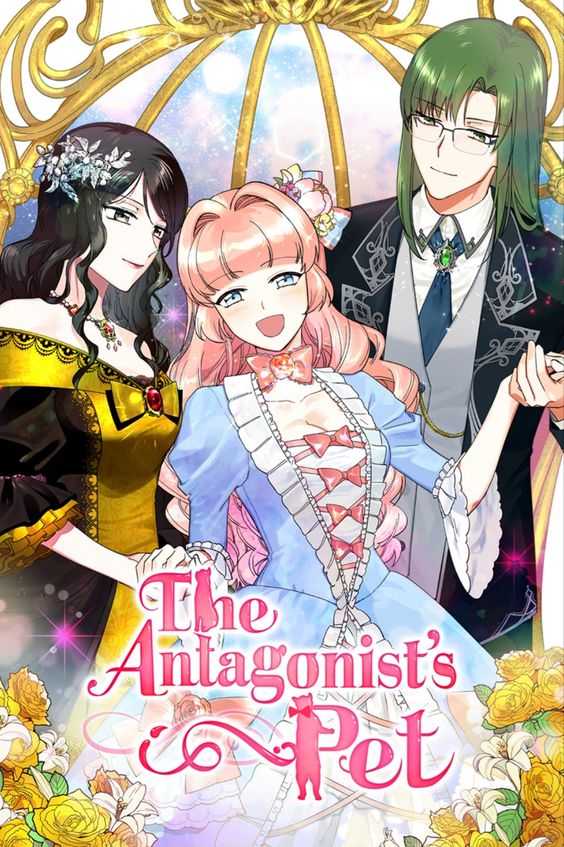 the-antagonists-pet-book-cover-art-two-women-and-a-man-anime-manga-throuples