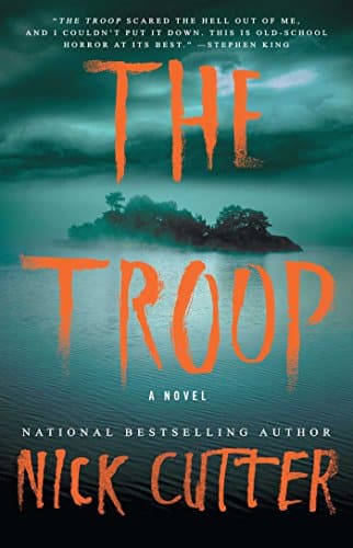 the-troop-book-cover-nick-cutter-foggy-island-in-ocean-dark-storm-clouds-horror-novel