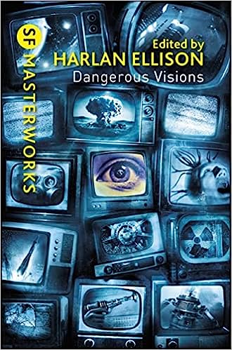 dangerous-visions-harlan-ellison-speculative-fiction-writer-book-cover-tv-screens-depicting-science-fiction-scenes-tech