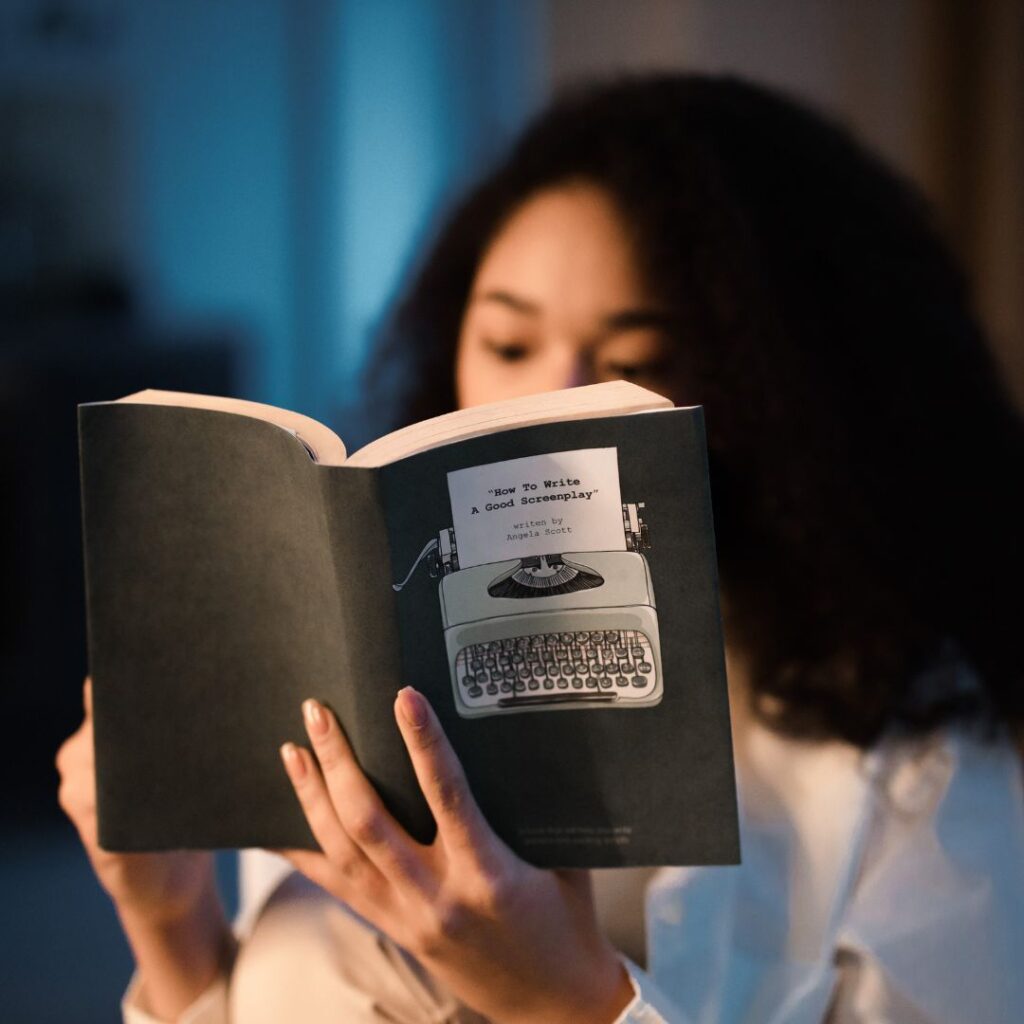 woman-reading-open-paperback-book-Paperback vs. hardcover