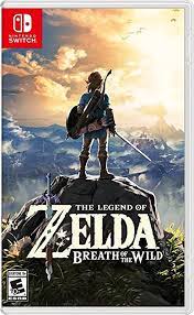 the-legend-of-zelda-breath-of-the-wild-video-game-link-standing-on-a-rock-facing-mountains-and-sun-switch-books-adaptations