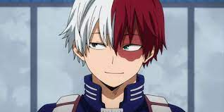 Todoroki Shouto smiling