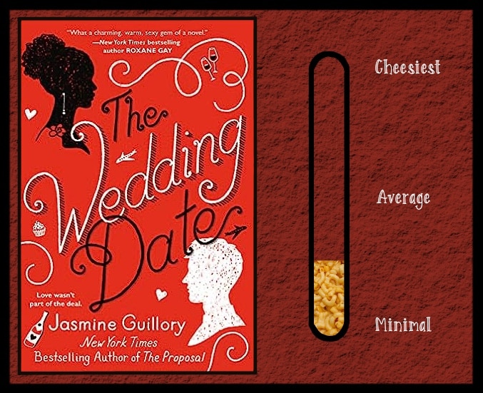 the-wedding-date-jasmine-guillory-red-cover-with-silhouettes-book-cover-cheese-scale