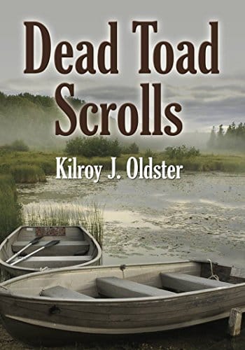 dead-toad-scrolls-book-cover-two-empty-boats-on-side-of-swamp-writers-on-writing