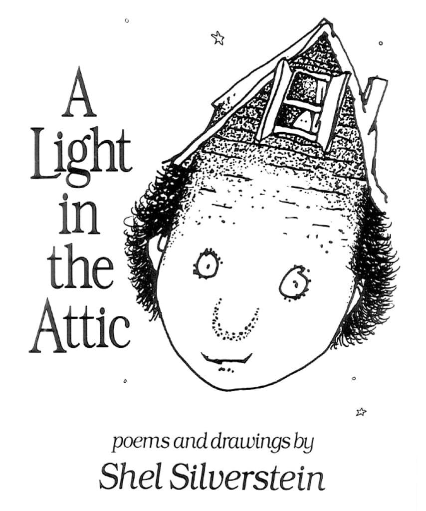 most-popular-books-from-your-birth-year-80s-edition-a-light-in-the-attic-book-cover-black-and-white-unsettling-boy-with-house-growing-on-head