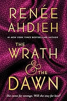 the-wrath-and-the-dawn-book-cover-deep-purple-textured-fabric-background-gold-text-speak-now-taylor-swift-recommendations
